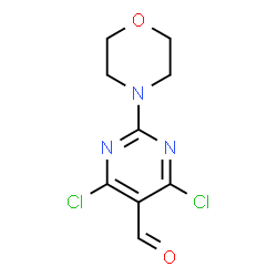 4,6-Dichloro-2-Morpholinopyrimidine-5-Carbaldehyde Structure