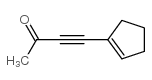 3-Butyn-2-one,4-(1-cyclopenten-1-yl)- structure