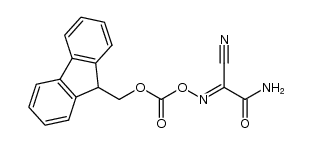 Fmoc-Oxy-2-amino-2-oxoacetimidoyl cyanide Structure