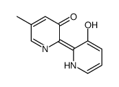 2-(3-hydroxy-1H-pyridin-2-ylidene)-5-methylpyridin-3-one结构式