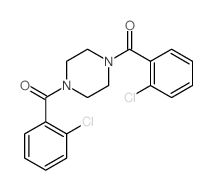 [4-(2-chlorobenzoyl)piperazin-1-yl]-(2-chlorophenyl)methanone结构式