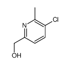 (5-氯-6-甲基-2-吡啶基)甲醇结构式