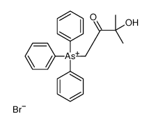 (3-hydroxy-3-methyl-2-oxobutyl)-triphenylarsanium,bromide结构式