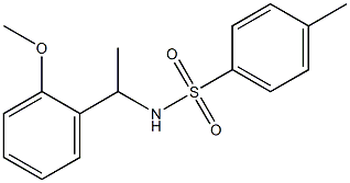 N-(1-(2-Methoxyphenyl)ethyl)-4-MethylbenzenesulfonaMide Structure