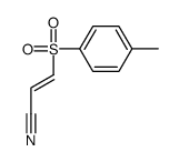 3-(4-methylphenyl)sulfonylprop-2-enenitrile Structure