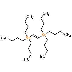 trans-1,2-Bis(tributylstannyl)ethene structure
