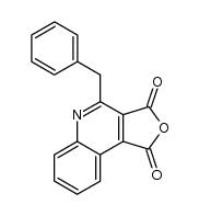2-benzylquinoline 3,4-dicarboxylic anhydride Structure