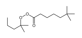 2-methylpentan-2-yl 6,6-dimethylheptaneperoxoate Structure
