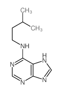 9H-Purin-6-amine,N-(3-methylbutyl)-结构式