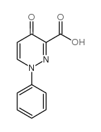 4-氧代-1-苯基-1,4-二氢-3-哒嗪羧酸结构式