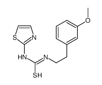 1-[2-(3-methoxyphenyl)ethyl]-3-(1,3-thiazol-2-yl)thiourea Structure