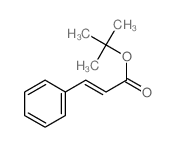 2-Propenoic acid,3-phenyl-, 1,1-dimethylethyl ester structure