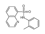 N-(2-methylphenyl)quinoline-8-sulfonamide Structure