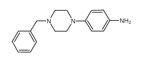 4-(4-苄基哌嗪基)苯胺结构式