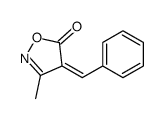 4-Benzylidene-3-methyl-2-isoxazoline-5-one Structure