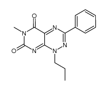 6-methyl-3-phenyl-1-propylpyrimido[5,4-e][1,2,4]triazine-5,7(1H,6H)-dione Structure