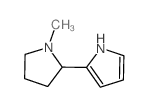 1H-Pyrrole,2-(1-methyl-2-pyrrolidinyl)- Structure