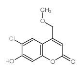 6-氯-7-羟基-4-(甲氧基甲基)-2H-色烯-2-酮结构式