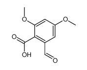 2-formyl-4,6-dimethoxy-benzoic acid结构式
