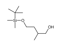 4-[tert-butyl(dimethyl)silyl]oxy-2-methylbutan-1-ol结构式