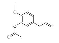 2-acetoxy-4-allyl-1-methoxy-benzene结构式