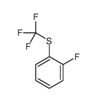 1-氟-2-(三氟甲基)硫代-苯结构式