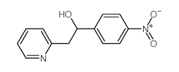 1-(4-nitrophenyl)-2-pyridin-2-yl-ethanol结构式