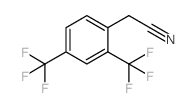 2,4-双(三氟甲基)苯乙腈结构式