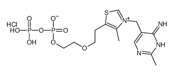 2-(1-hydroxyethyl)thiamine pyrophosphate结构式
