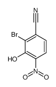 2-bromo-3-hydroxy-4-nitrobenzonitrile Structure
