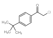 4-叔丁基-2-氯苯乙酮结构式