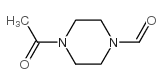 4-乙酰基哌嗪-1-甲醛结构式