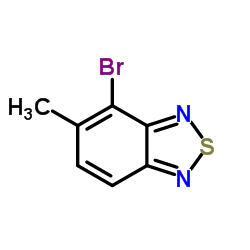 4-Bromo-5-methyl-2,1,3-benzothiadiazole结构式