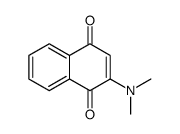2-(dimethylamino)naphthalene-1,4-dione结构式