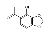1-(4-hydroxybenzo[d][1,3]dioxol-5-yl)ethanone Structure