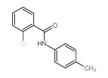2-氯-N-(4-甲基苯基)苯甲酰胺结构式