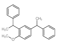 Benzene,1-methoxy-2,4-bis(1-phenylethyl)- Structure