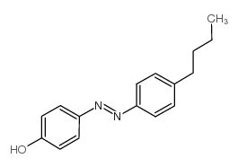 4-(4-丁基苯基偶氮)苯酚结构式