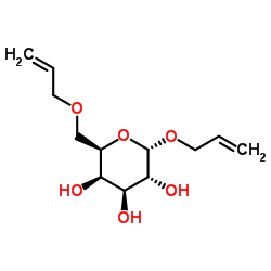 烯丙基6-O-烯丙基-α-D-吡喃半乳糖苷结构式