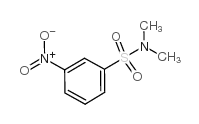 N,N-二甲基-3-硝基苯磺酰胺结构式