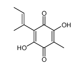 2,5-Cyclohexadiene-1,4-dione,2,5-dihydroxy-3-methyl-6-(1-methyl-1-propenyl)-(9CI) picture