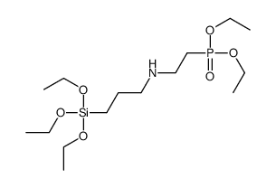 N-(2-diethoxyphosphorylethyl)-3-triethoxysilylpropan-1-amine Structure