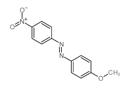 Diazene,1-(4-methoxyphenyl)-2-(4-nitrophenyl)- Structure