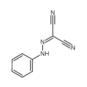 Propanedinitrile,2-(2-phenylhydrazinylidene)- Structure