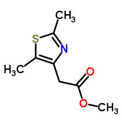 Methyl (2,5-dimethyl-1,3-thiazol-4-yl)acetate Structure