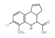 7-氯-6-甲基-3a,4,5,9b-四氢-3H-环戊并[c]喹啉-4-羧酸结构式