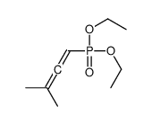 1-diethoxyphosphoryl-3-methylbuta-1,2-diene结构式