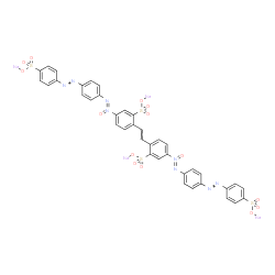 tetrasodium 4,4'-bis[[p-[(p-sulphonatophenyl)azo]phenyl]-N,N,O-azoxy]stilbene-2,2'-disulphonate picture