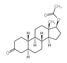 [(5S,8R,9S,10S,13S,14S,17S)-13-methyl-3-oxo-2,4,5,6,7,8,9,10,11,12,14,15,16,17-tetradecahydro-1H-cyclopenta[a]phenanthren-17-yl] acetate结构式
