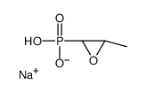 sodium,hydroxy-[(2R,3S)-3-methyloxiran-2-yl]phosphinate结构式